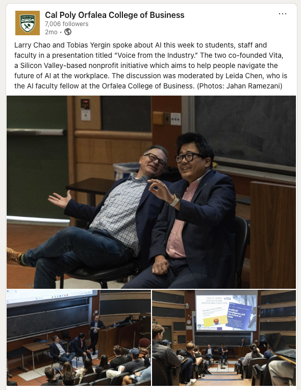 Voice from the Industry — Orfalea College of Business